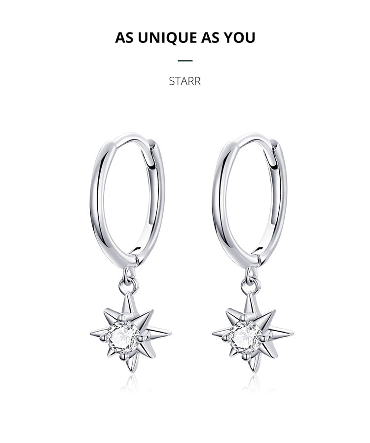 Dangle Earrings with Charm