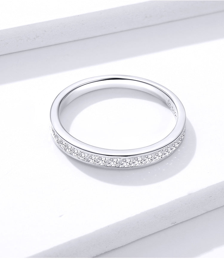 Silver Zirconia Finger Ring