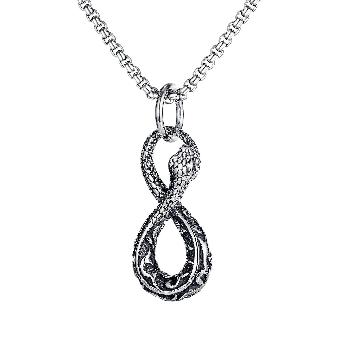 8 World Snake Necklace